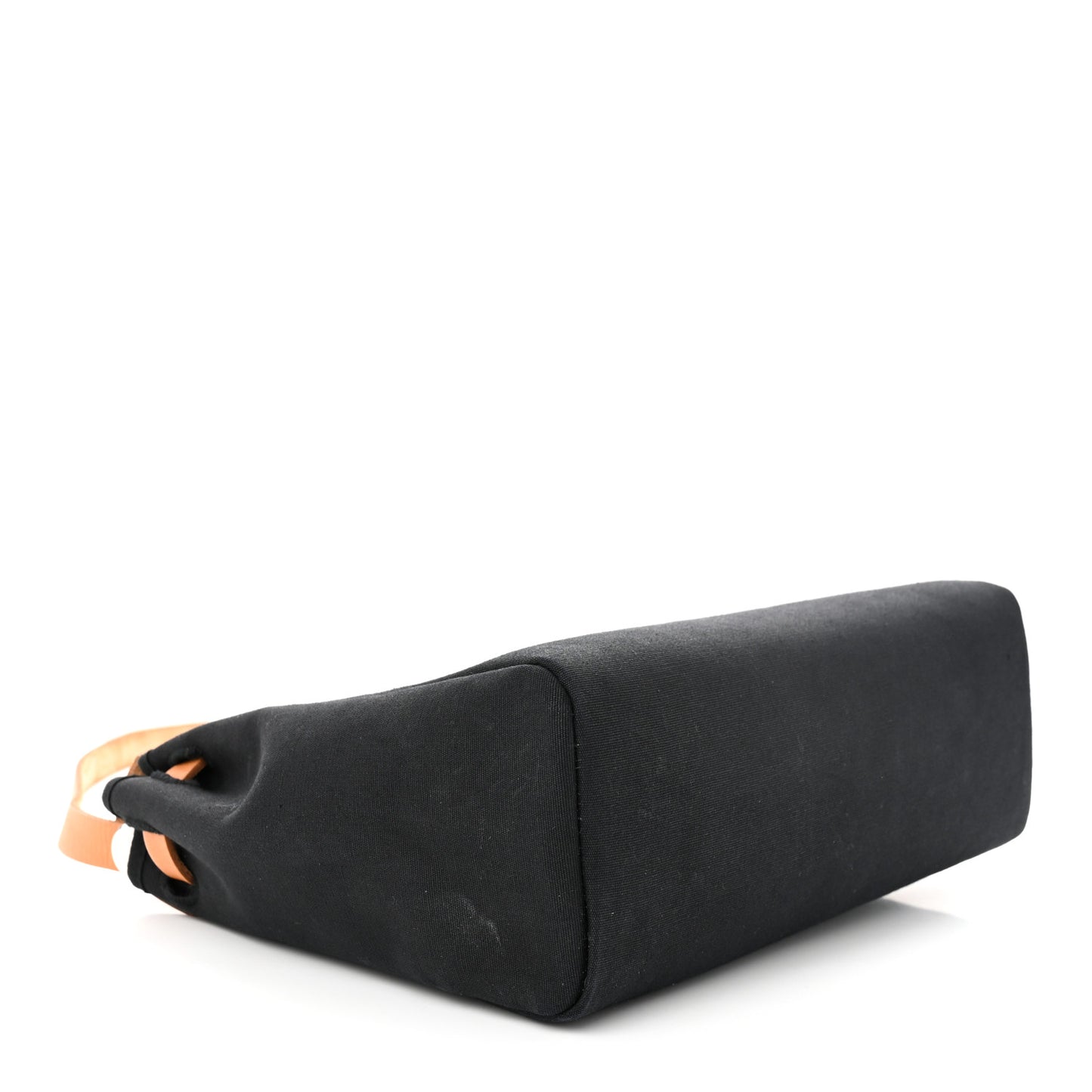 Toile Vache Calfskin Herbag 30 PM Black Natural