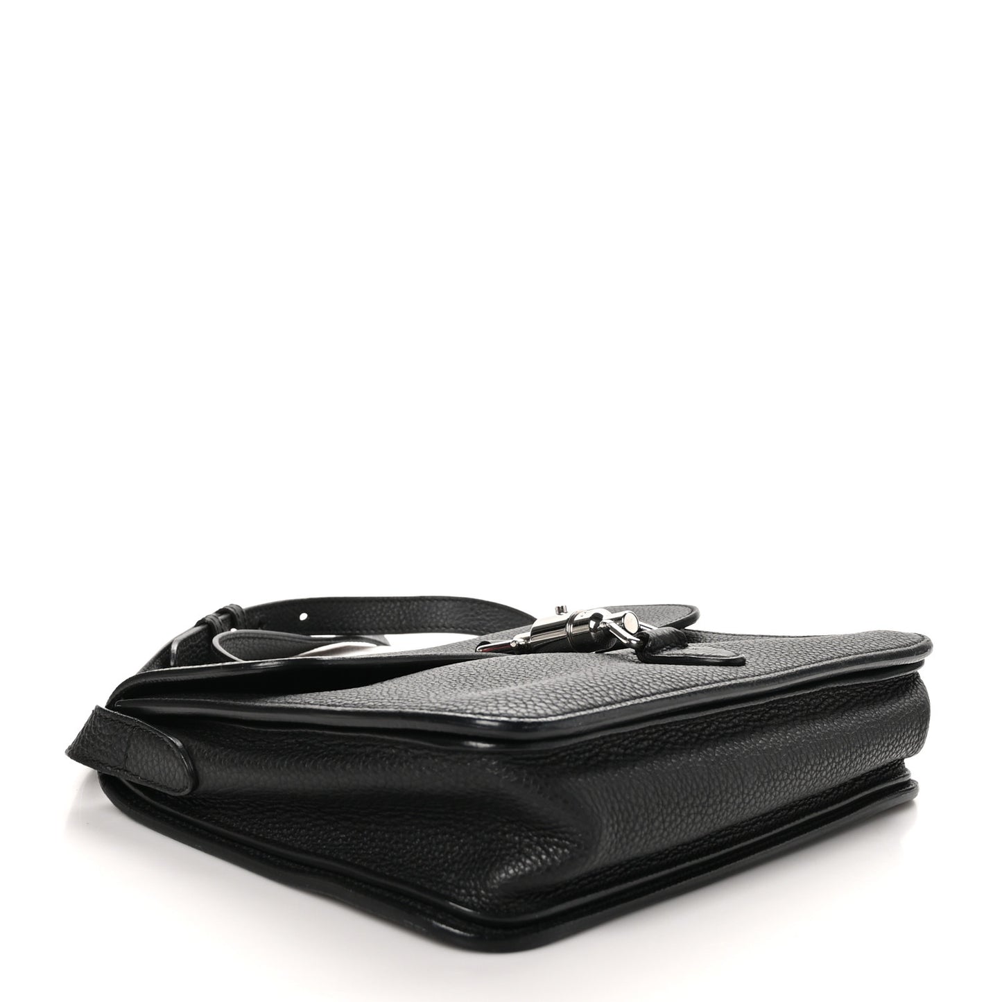 Soft Calfskin Small Jackie Shoulder Bag Black