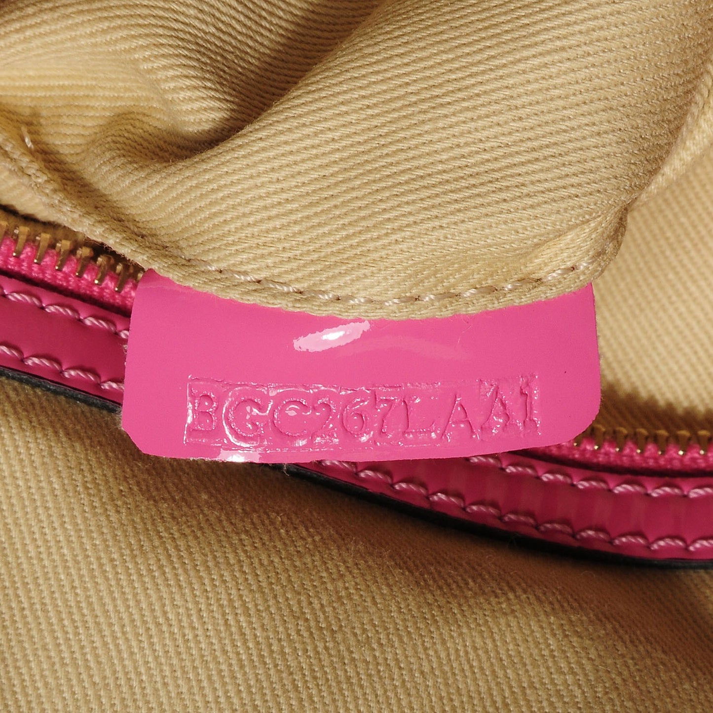 Patent Lacca Bow Dome Tote Pink