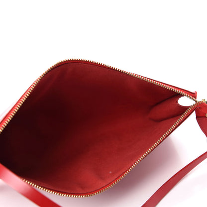 Louis Vuitton Epi Pochette Accessories 24 Castillan Red 5 of 11