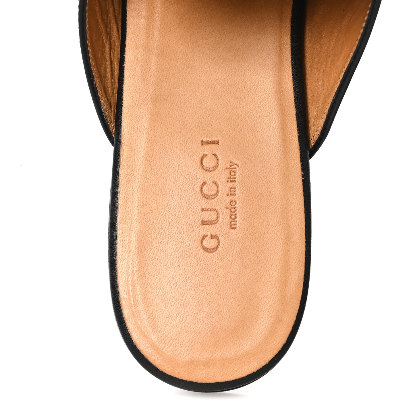 Calfskin Womens Princetown Slippers 37.5 Black