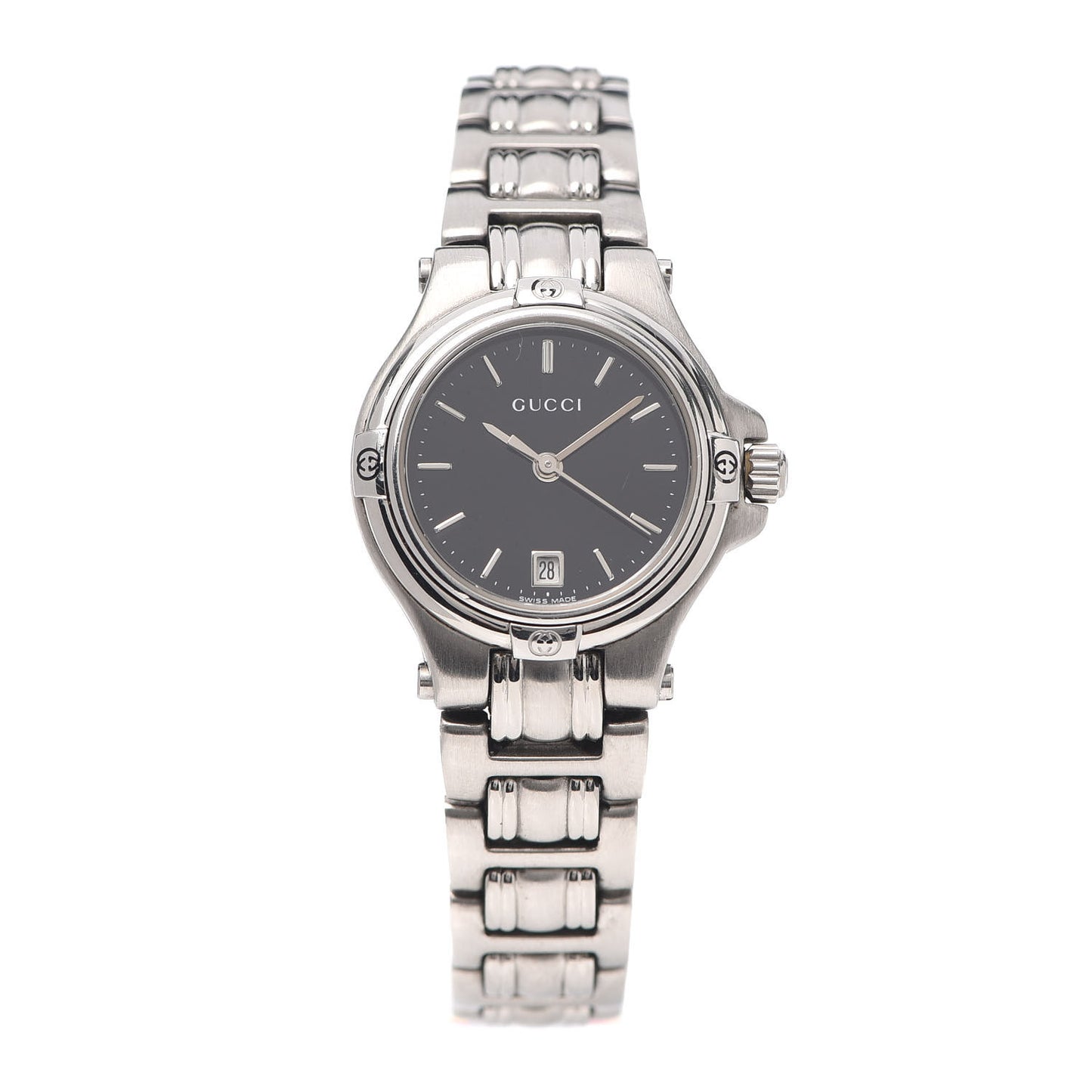 Stainless Steel 26mm 9040L Quartz Watch Black