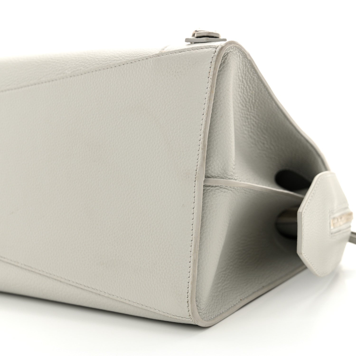 Balenciaga Grained Calfskin Silver Hardware Neo Classic City Light Grey 10 of 13