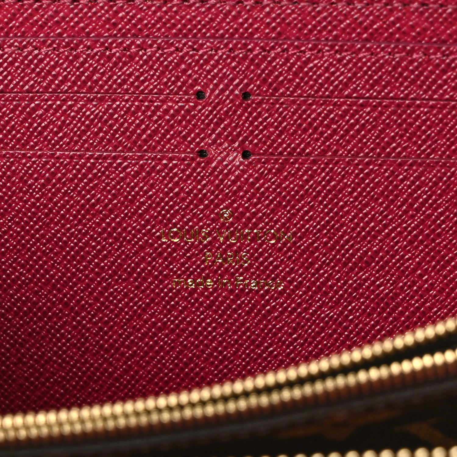 Louis Vuitton Monogram Clemence Wallet Fuchsia 6 of 10