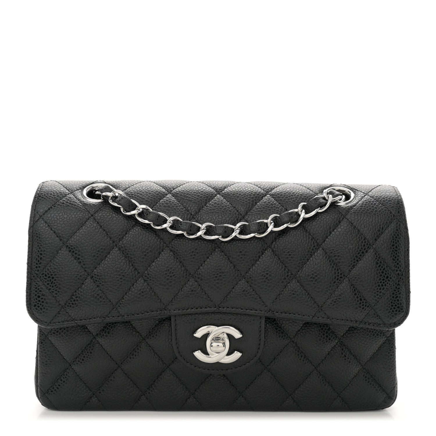 Chanel Caviar Quilted Small Double Flap Black 1 of 11