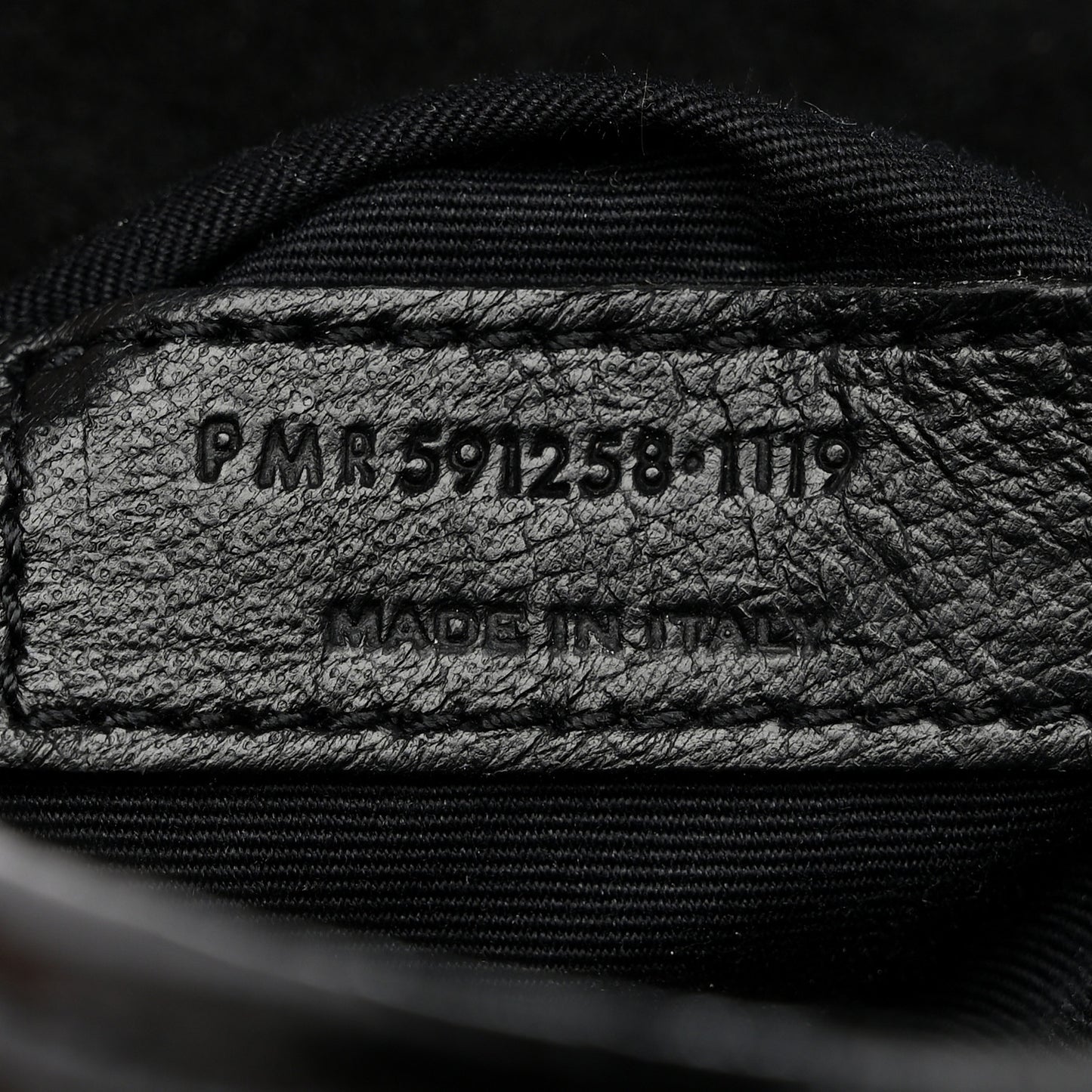 Crocodile Embossed Lambskin Matelasse Monogram Niki Chain Wallet Black