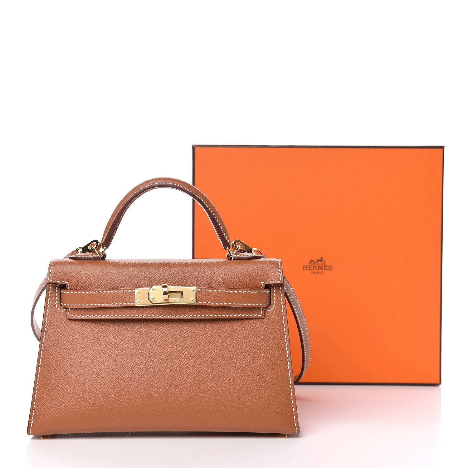 Hermes Epsom Mini Kelly Sellier 20 Gold 33 of 33