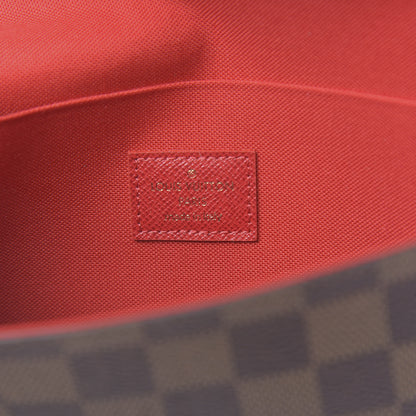 Louis Vuitton Damier Ebene Pochette Felicie Chain Wallet 7 of 10