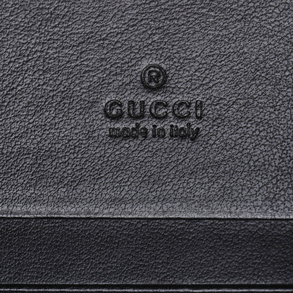 Gucci Calfskin Matelasse GG Marmont Card Case Wallet Black 6 of 9
