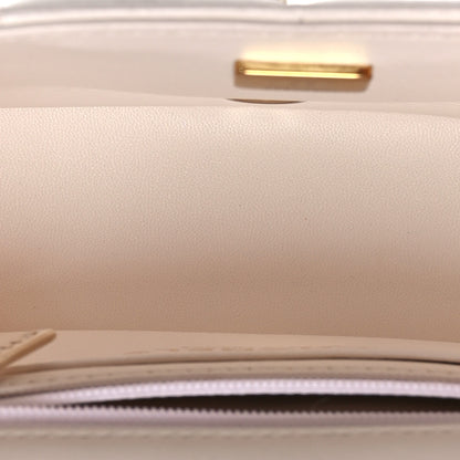 Chanel Lambskin Resin Crystal Square Quilted Monacoco Mini Square Flap White 5 of 10