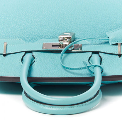 Hermes Togo Birkin 30 Bleu Atoll 11 of 29