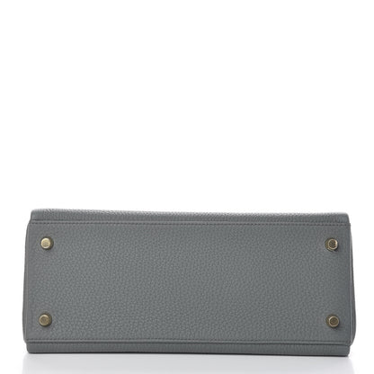 Hermes Togo Kelly Retourne 28 Vert Amande 6 of 40