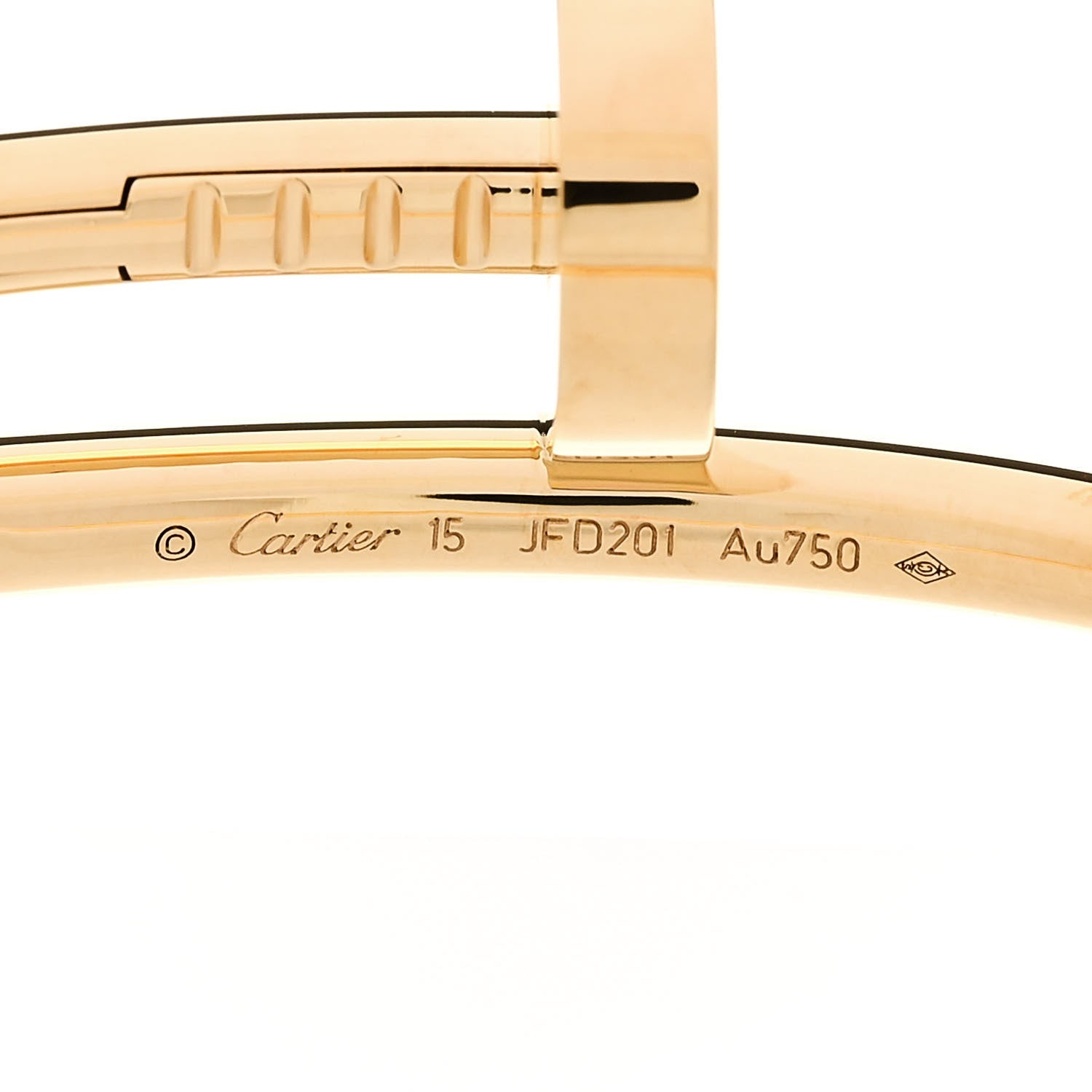Cartier 18K Yellow Gold Juste Un Clou Bracelet 15 3 of 4