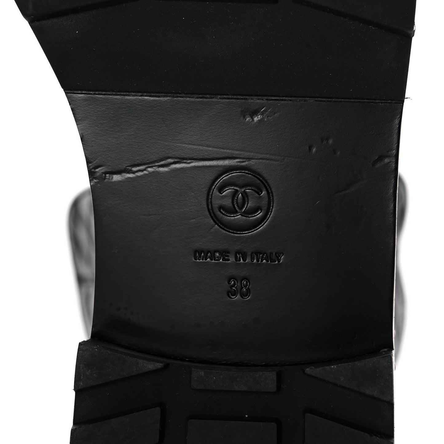 Crackled Calfskin Velvet Pearl Combat Ankle Boots 38 Black