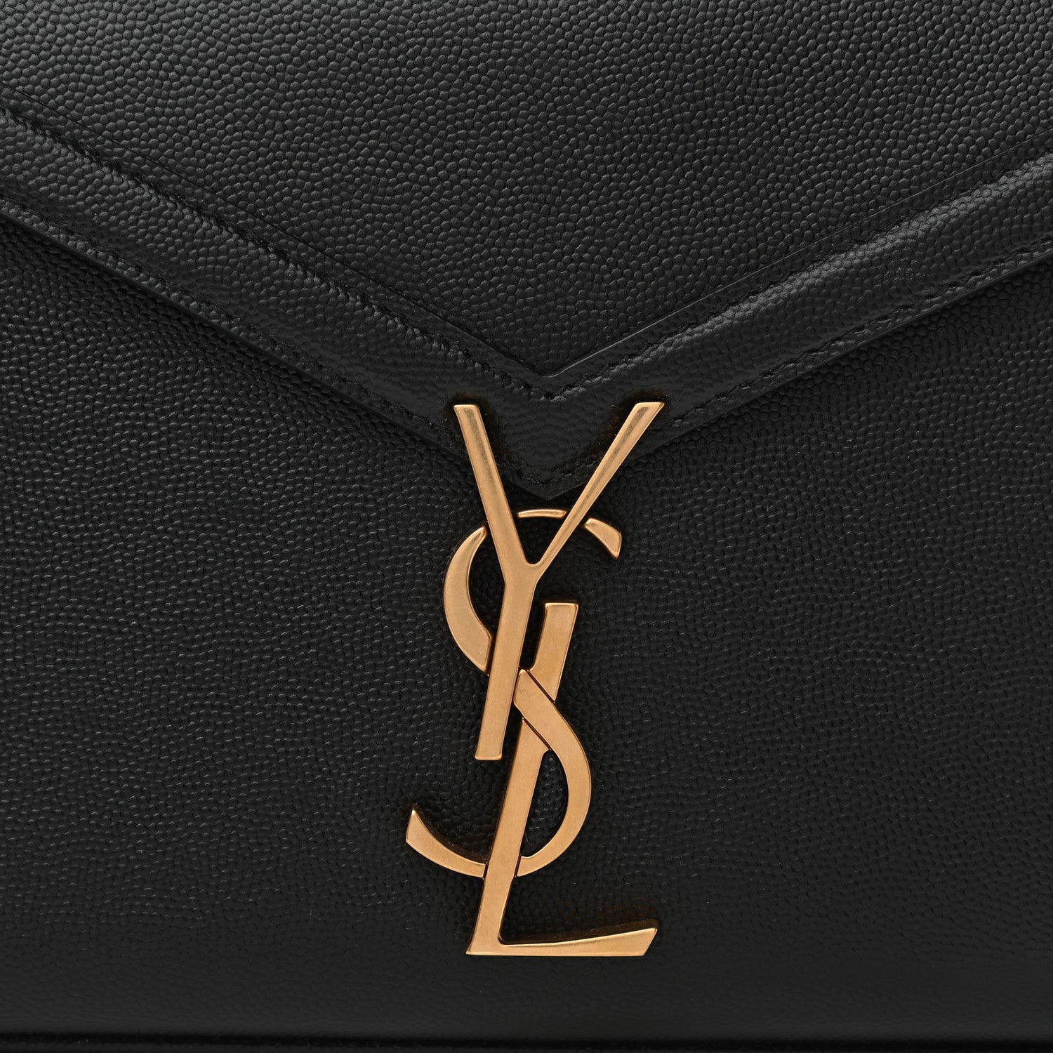 Saint Laurent Grain de Poudre Mini Classic Monogram Cassandra Top Handle Black 7 of 9