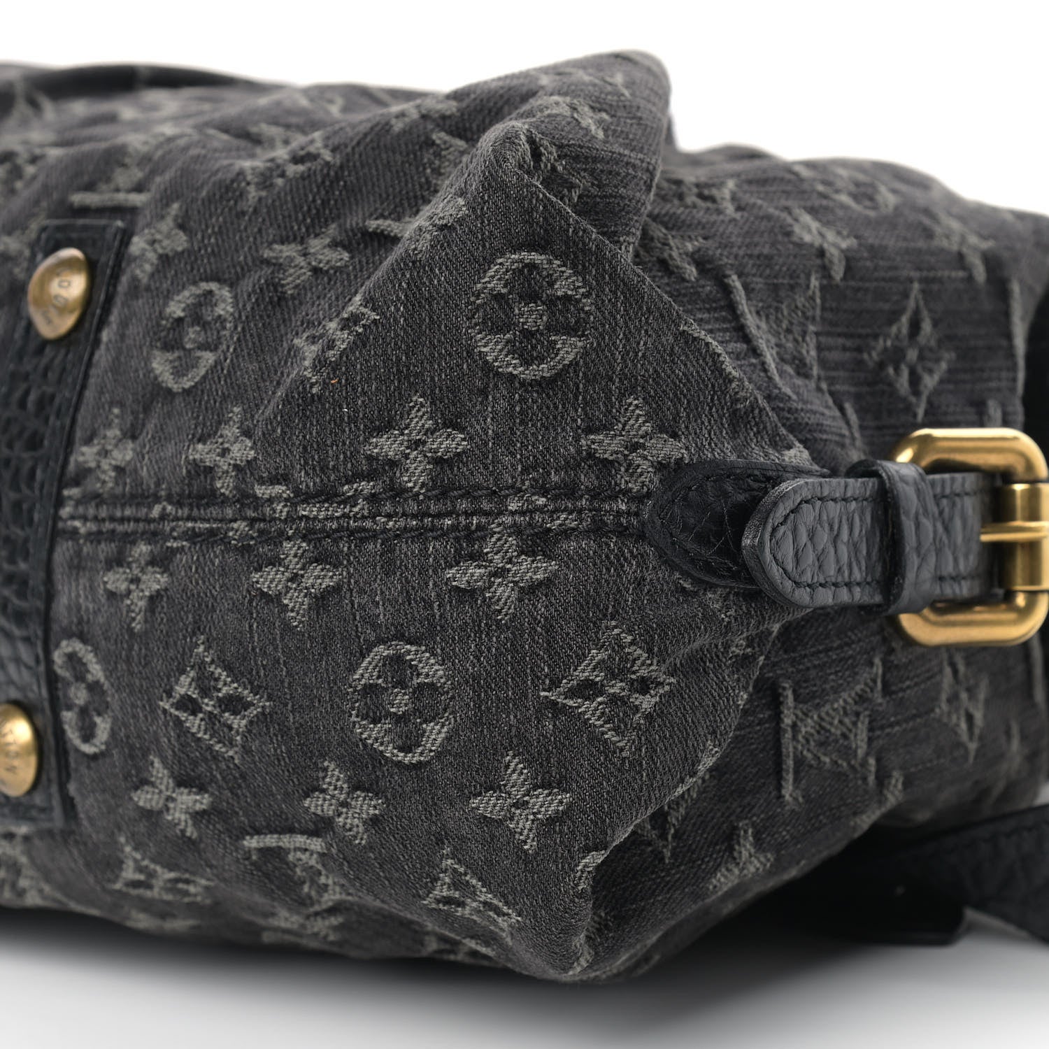 Louis Vuitton Denim Neo Cabby MM Black 9 of 12