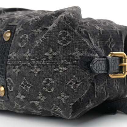 Louis Vuitton Denim Neo Cabby MM Black 9 of 12