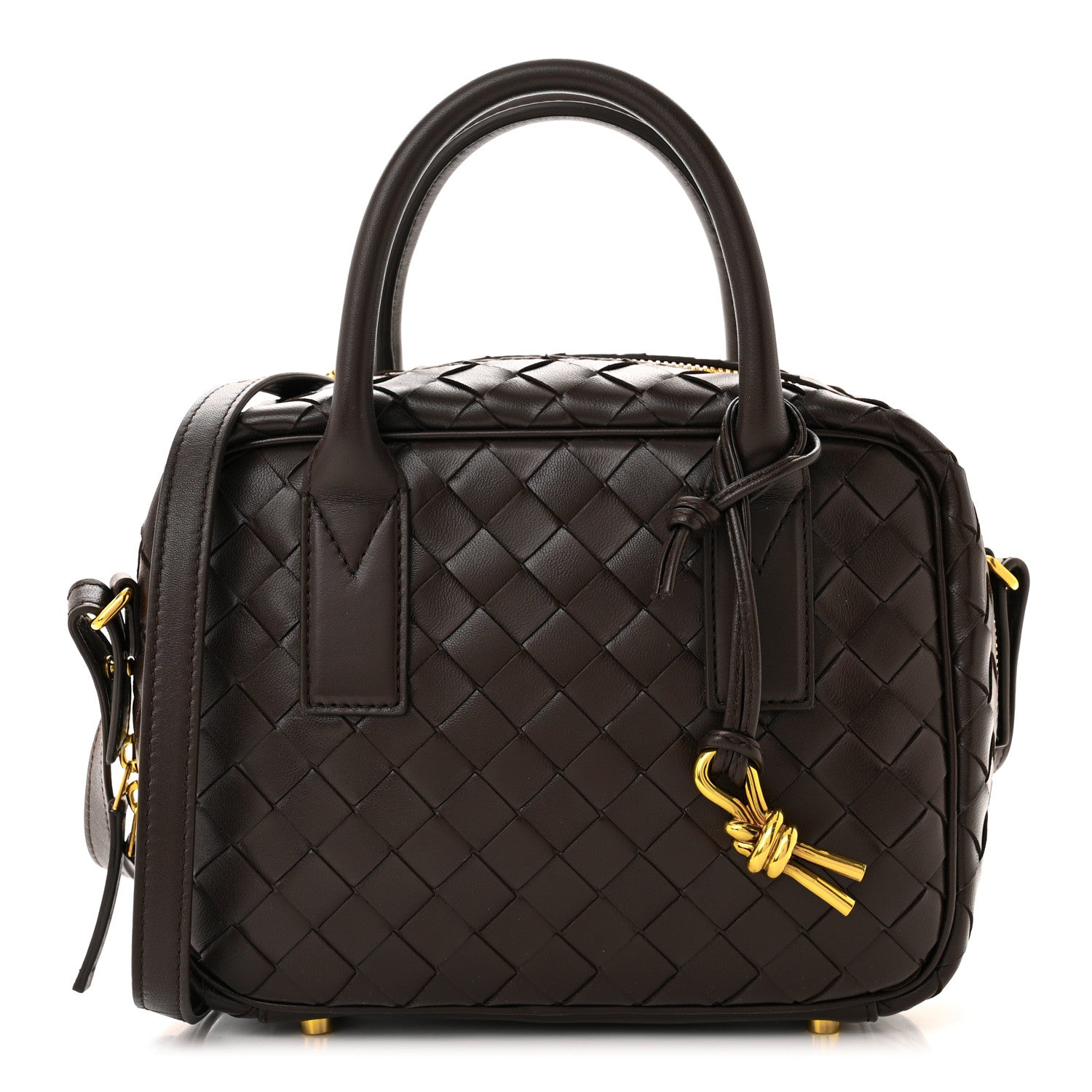 Bottega Veneta Lambskin Intrecciato Small Getaway Fondant 1 of 10