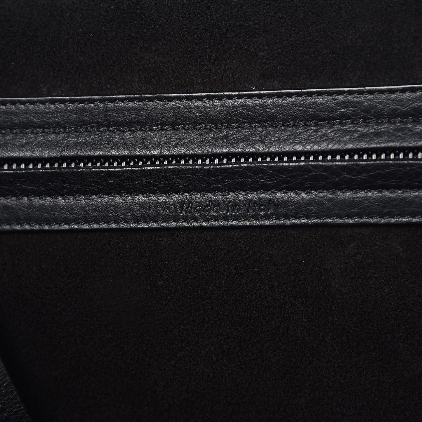 Supple Calfskin Medium Phantom Luggage Black