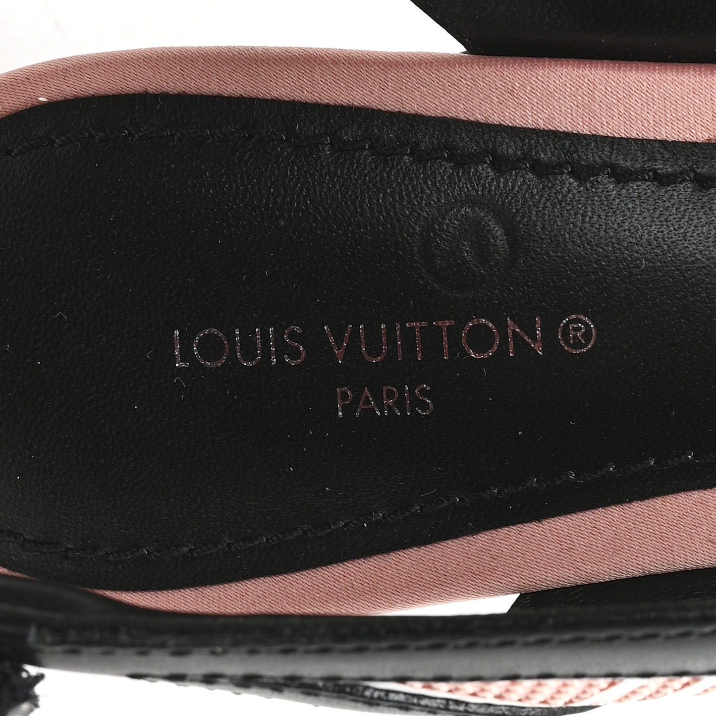 Calfskin Archlight Slingback Pumps 36.5 Black Pink