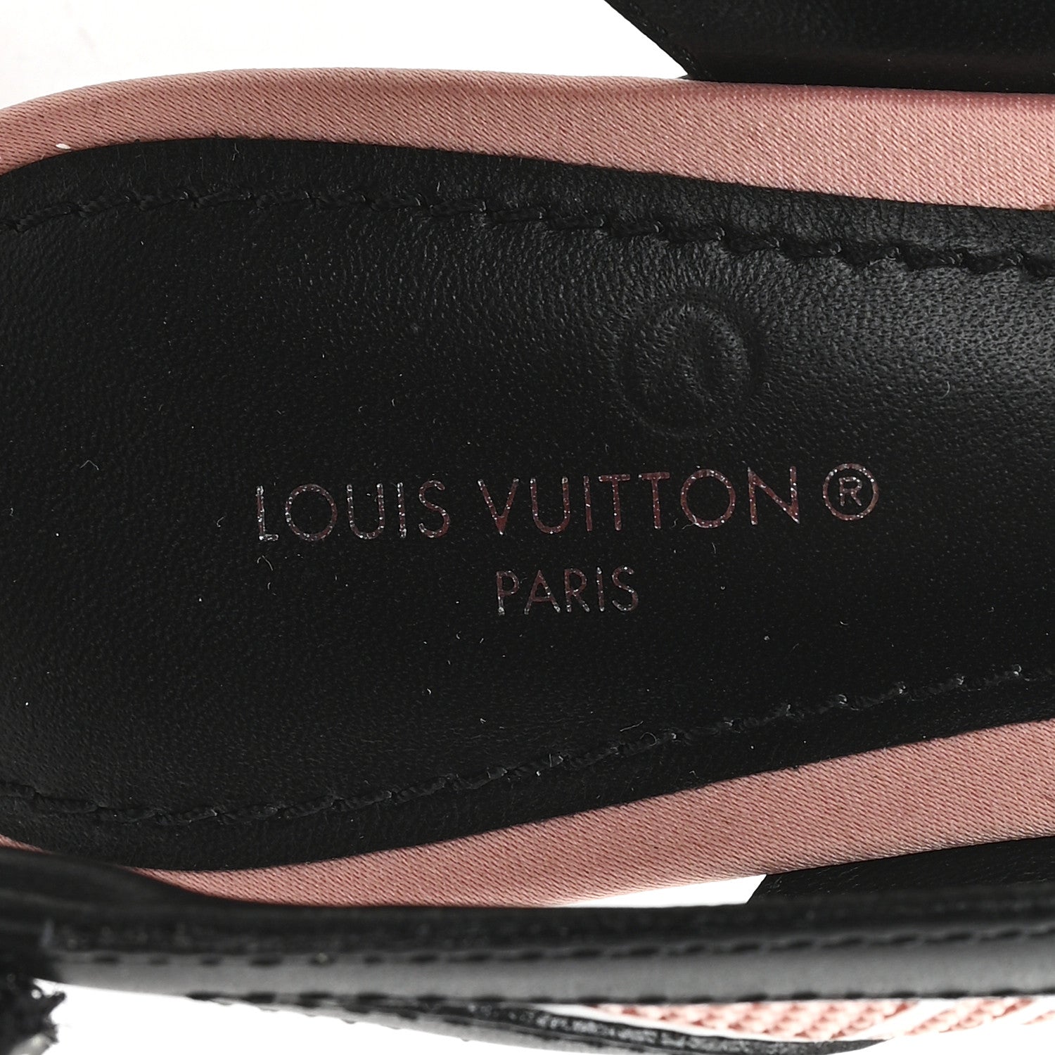 Louis Vuitton Calfskin Archlight Slingback Pumps 36.5 Black Pink 8 of 9