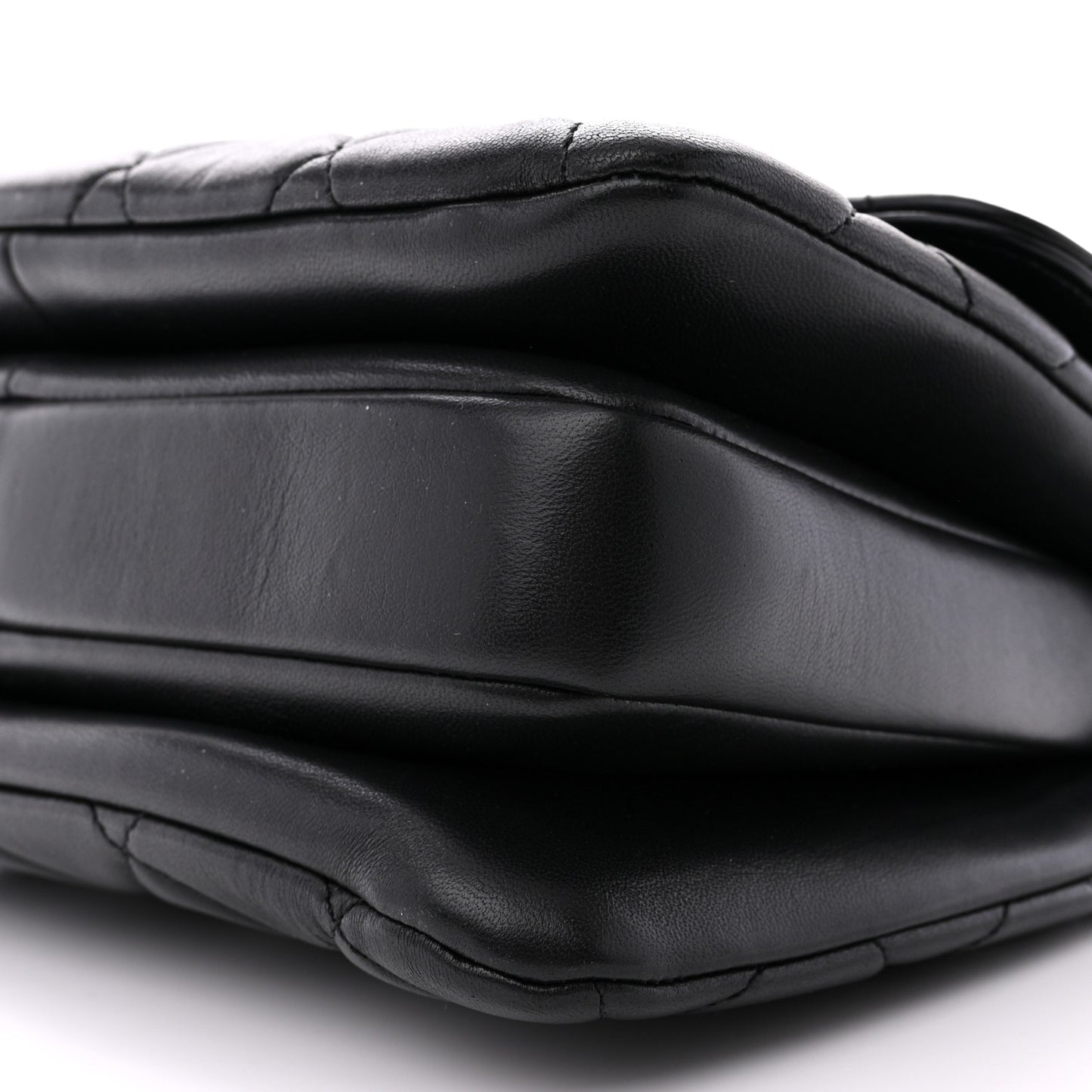 Lambskin Quilted Small Trendy CC Dual Handle Flap Bag Black