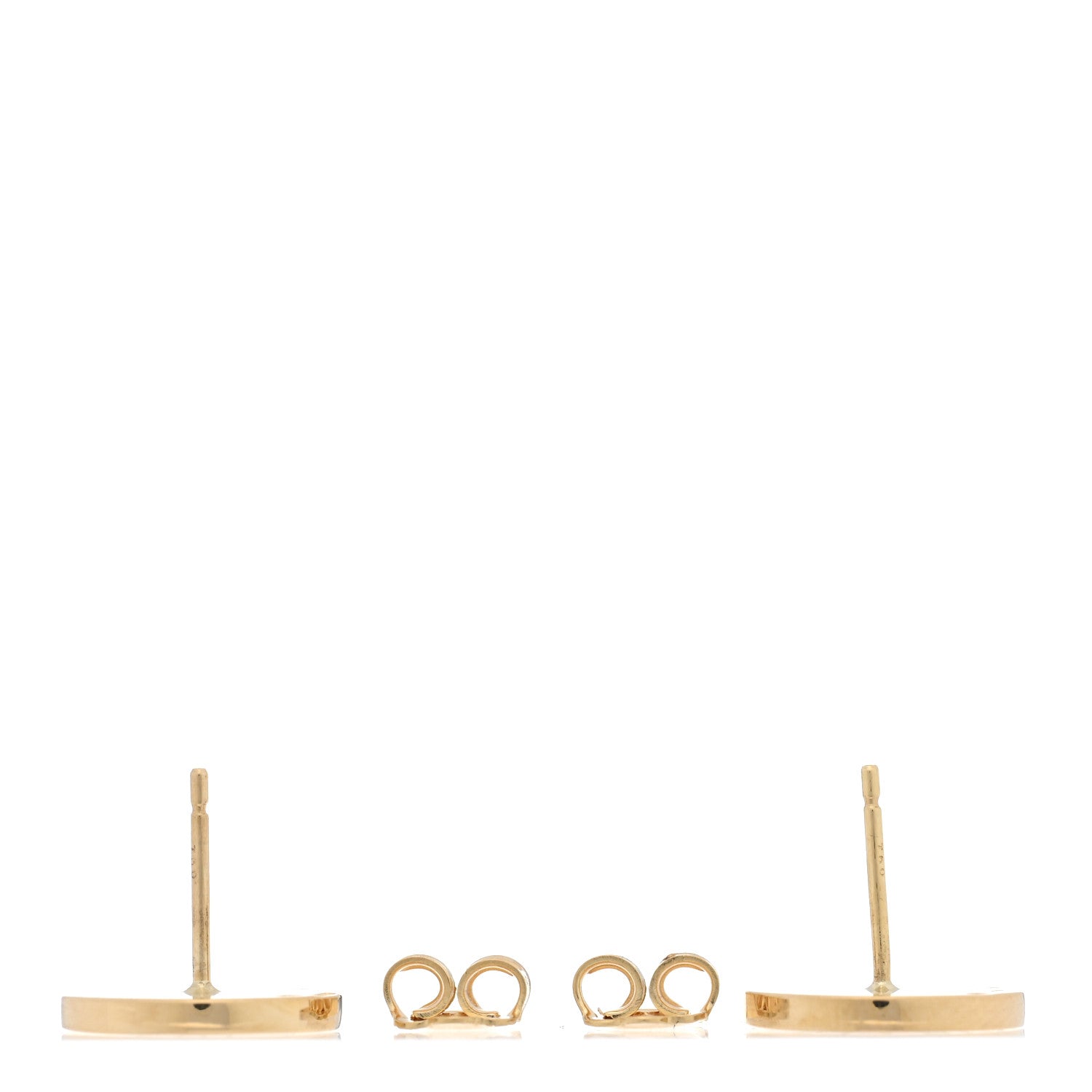Bulgari 18K Yellow Gold Black Onyx BVLGARI BVLGARI Stud Earrings 3 of 4