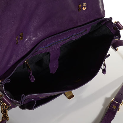 Proenza Schouler Lambskin Medium PS1 Satchel Plum 5 of 13