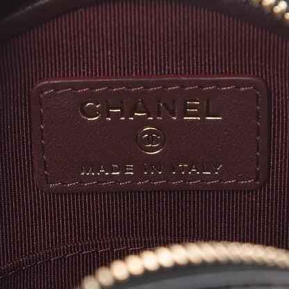Chanel Caviar Quilted Round Clutch With Chain Black 6 of 8