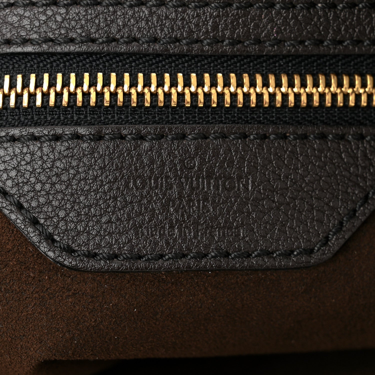 Louis Vuitton Mahina L Chocolate 6 of 11