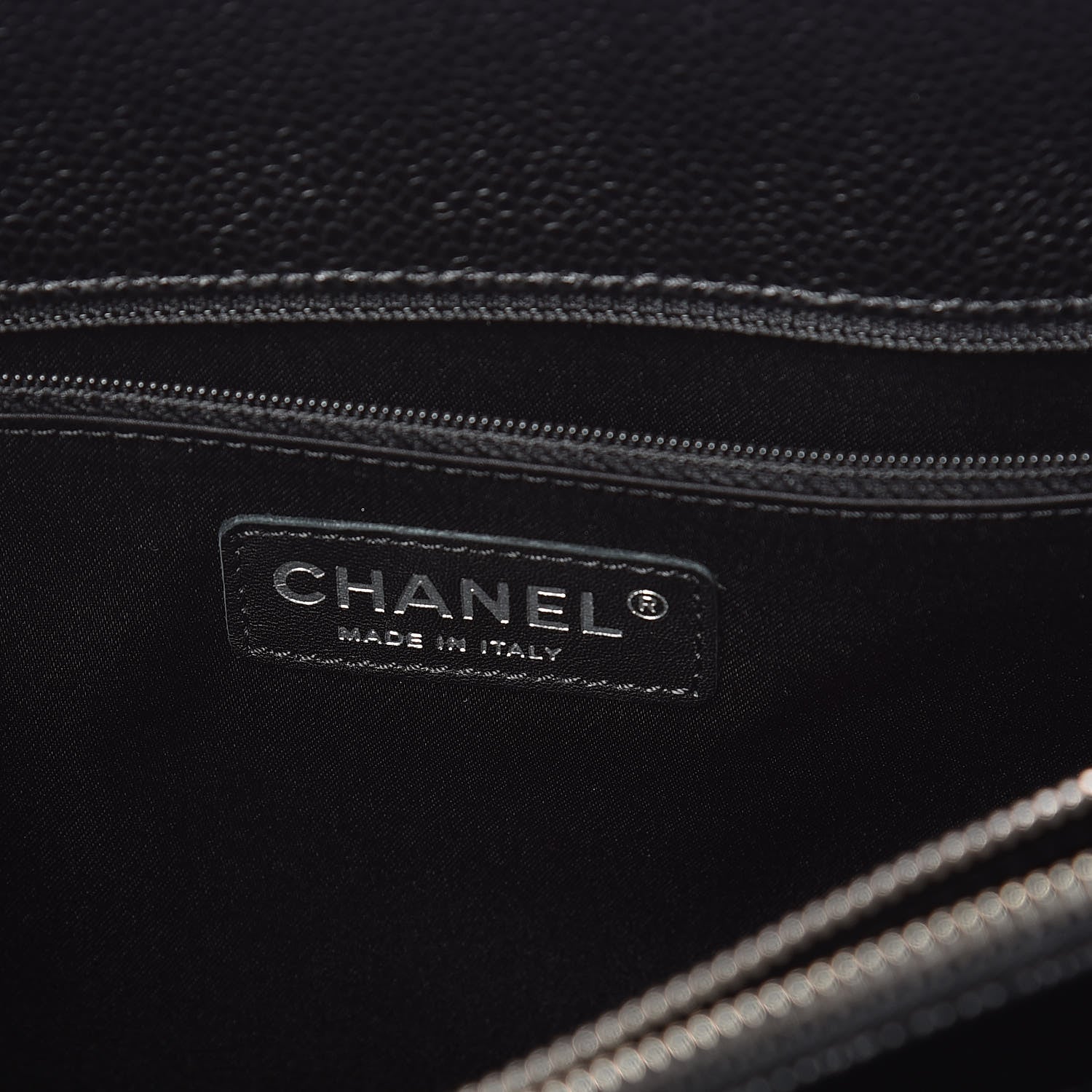 Chanel Caviar Quilted Grand Shopping Tote GST Black 8 of 10