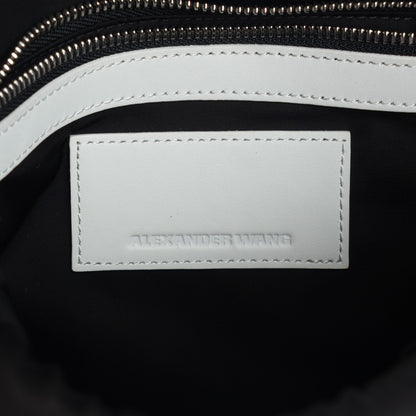 Alexander Wang Perforated Leather Large Sneaker Sling Black Airforce 6 of 8