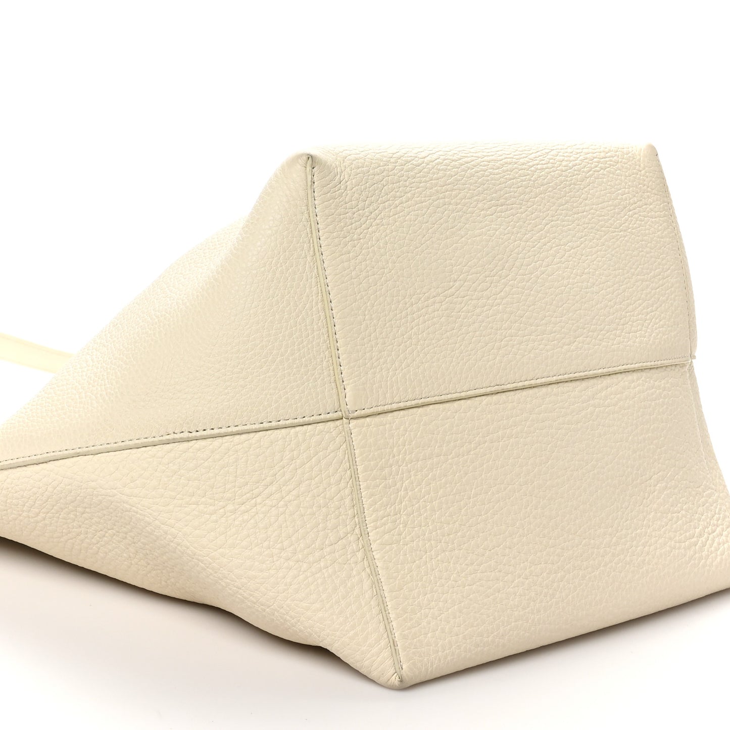 Grained Calfskin Large N/S Park Tote Ivory
