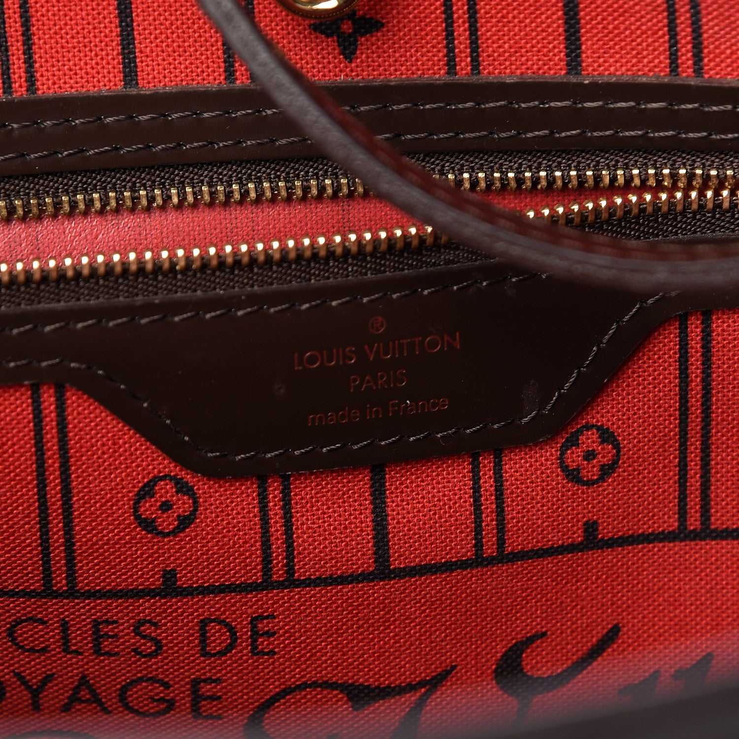 Louis Vuitton Damier Ebene Neverfull MM 6 of 10