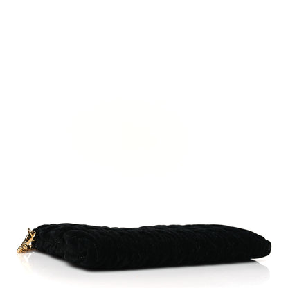 Miu Miu Velvet Matelasse Wristlet Black 4 of 9