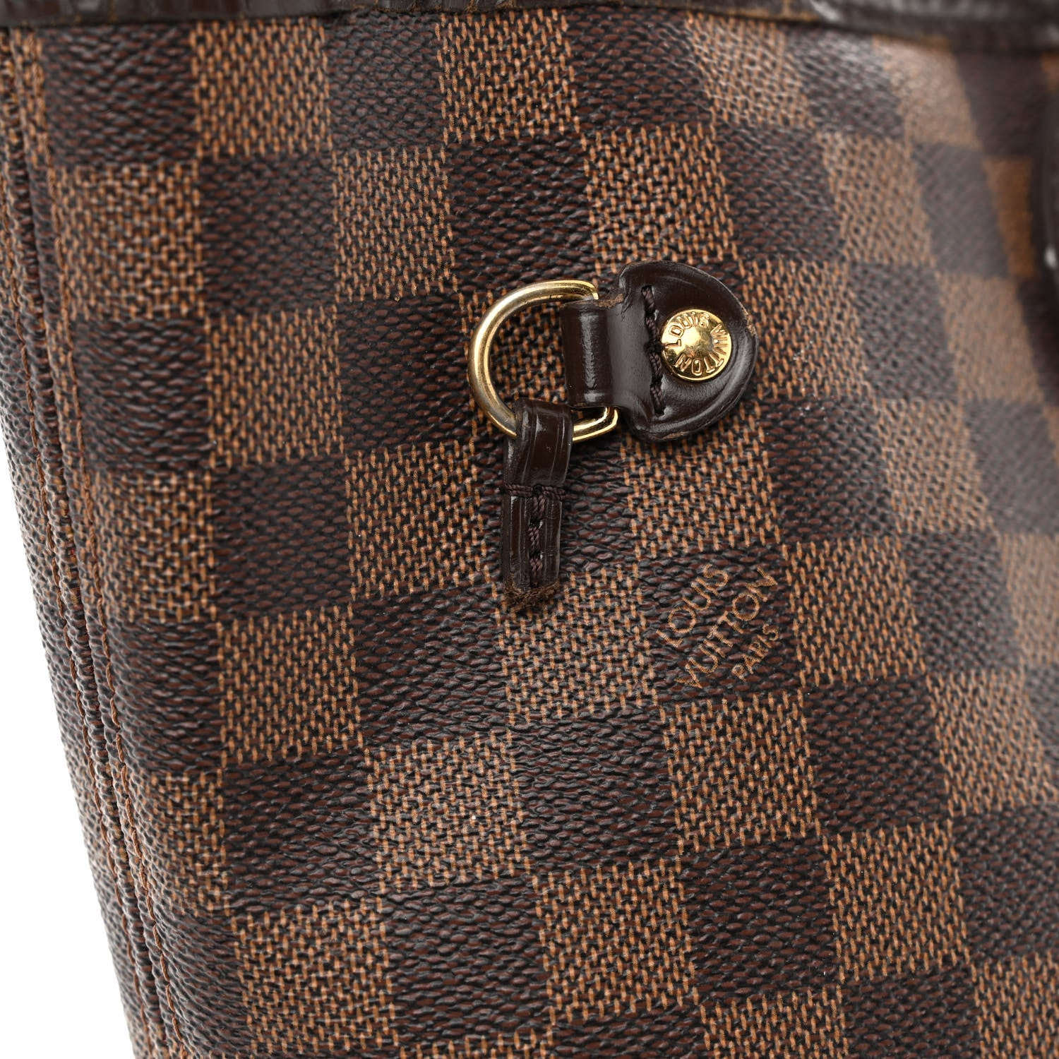 Louis Vuitton Damier Ebene Neverfull MM 17 of 18