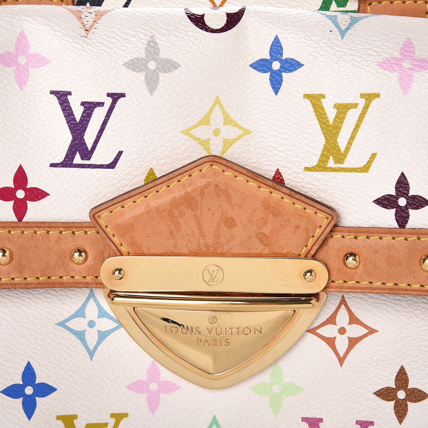 Louis Vuitton Monogram Multicolor Rita White 7 of 14
