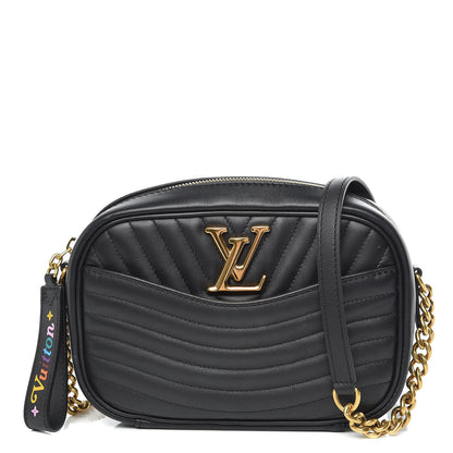 Louis Vuitton Calfskin New Wave Camera Bag Black 1 of 11