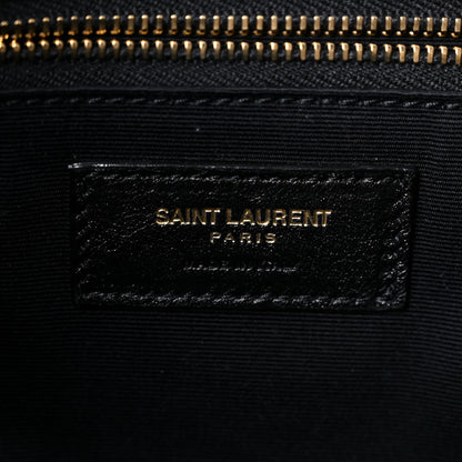 Saint Laurent Lambskin Matelasse Monogram Medium Niki Chain Satchel Ivory 7 of 19