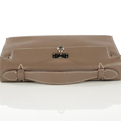 Hermes Swift Kelly Pochette Clutch Etoupe 10 of 18
