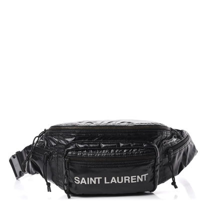 Saint Laurent Nylon Logo Nuxx Body Belt Bag Black 1 of 10