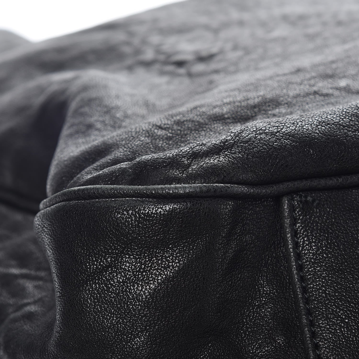 Saint Laurent Sheepskin Large Roady Hobo Black 9 of 11