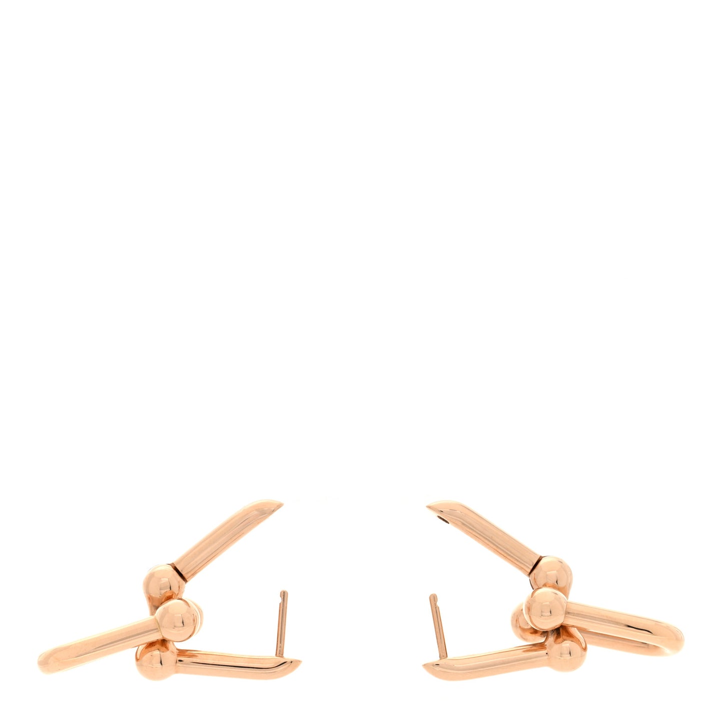 18K Rose Gold Medium HardWear Link Earrings