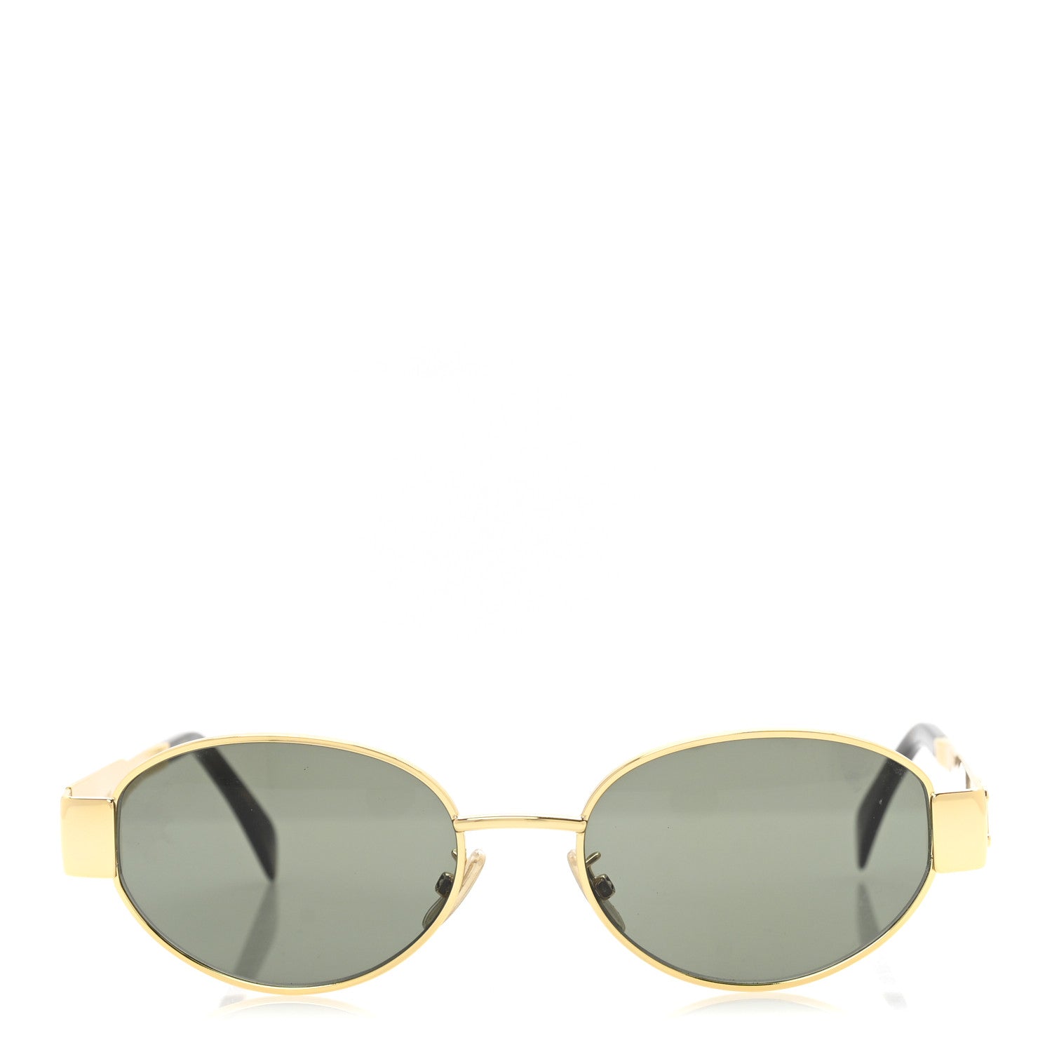 Celine Metal Triomphe 01 Sunglasses CL40235U Gold Green 2 of 9