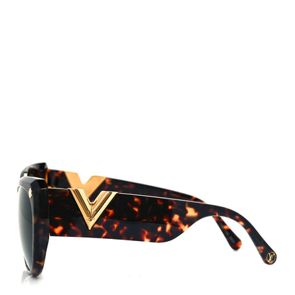 Louis Vuitton Acetate My Fair Lady Sunglasses Z0904E Tortoise 3 of 13