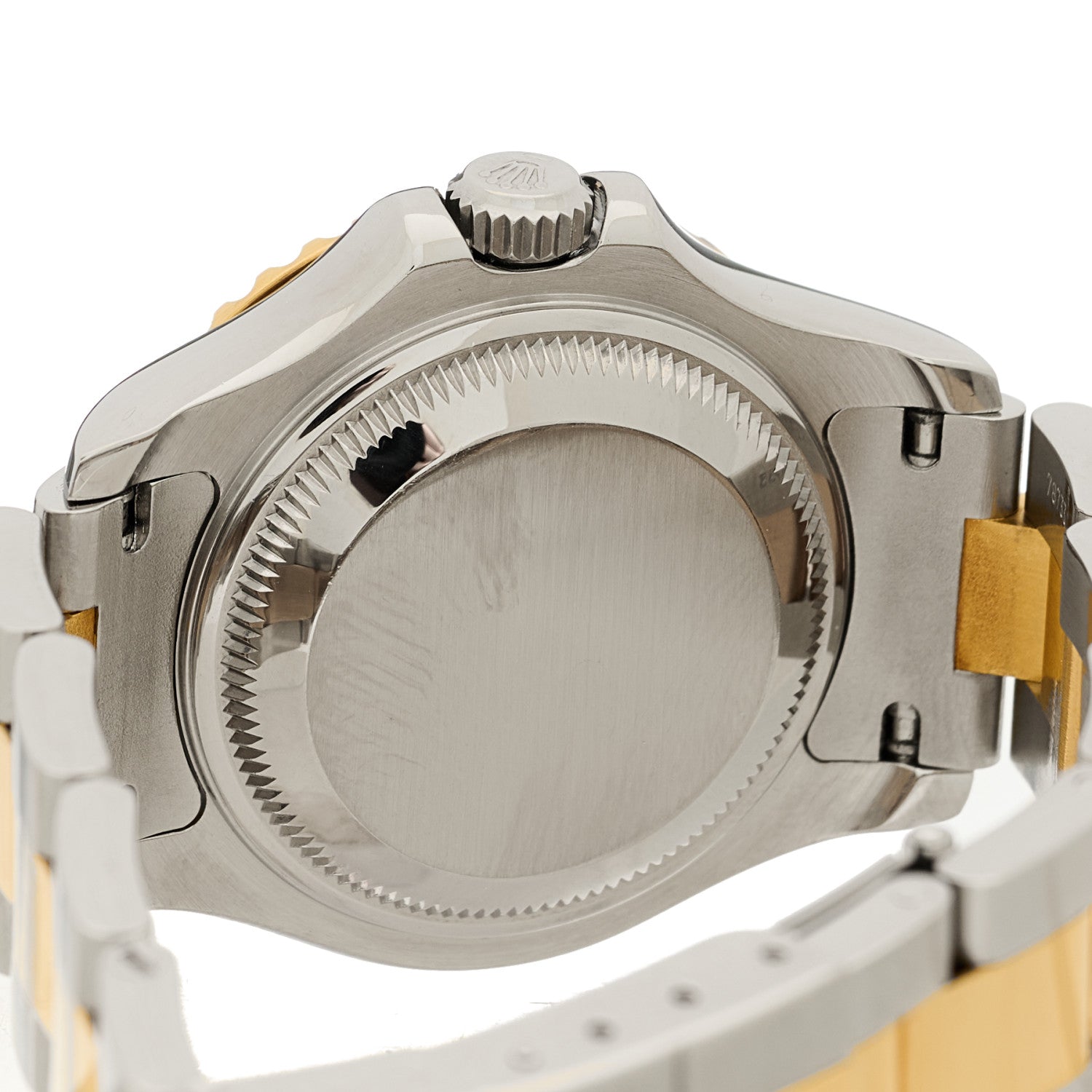Rolex Stainless Steel 18K Yellow Gold 29mm Oyster Perpetual Date Yacht-Master Watch Silver 69623 4 of 5