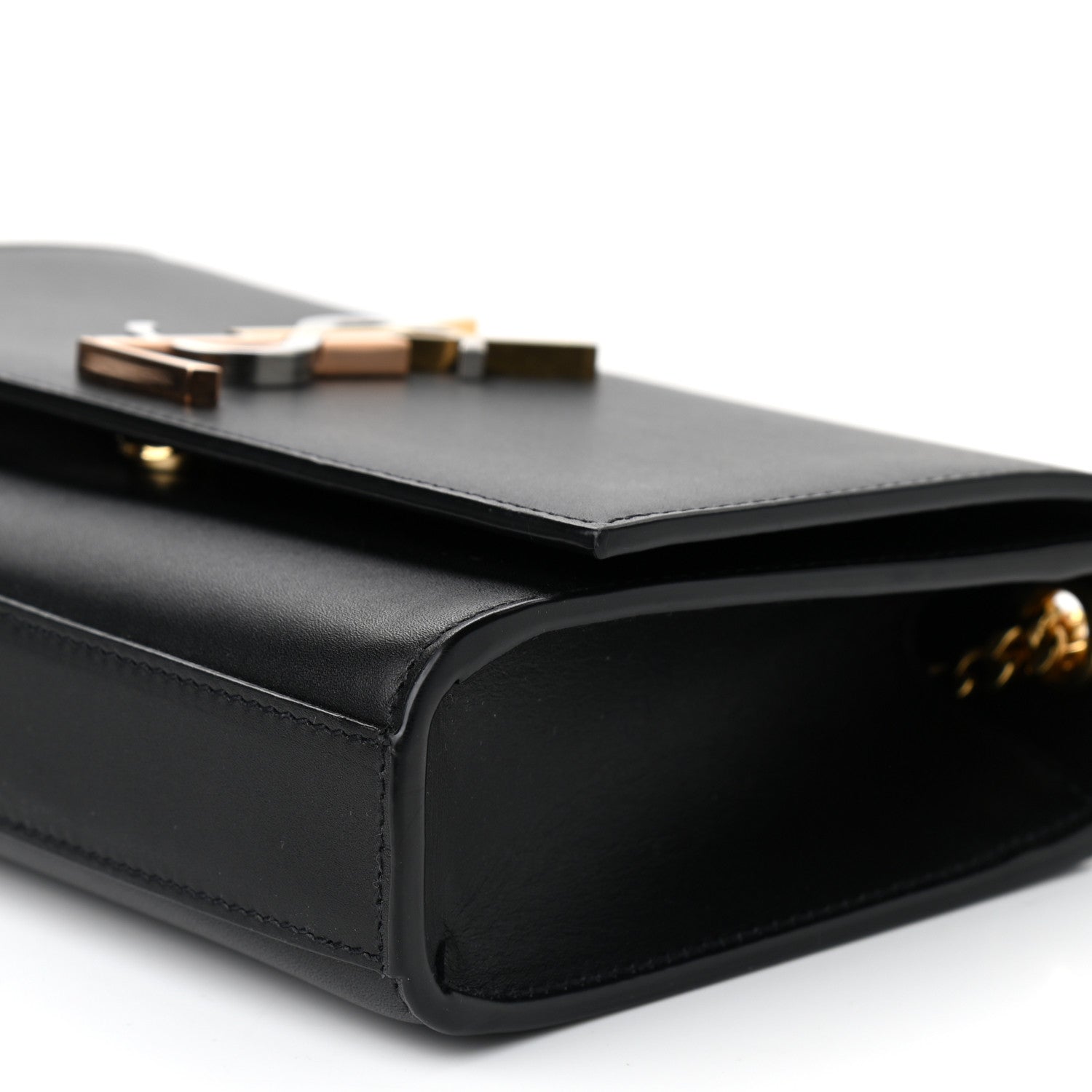 Saint Laurent Calfskin Small Monogram Kate Satchel Black 9 of 9