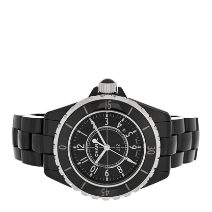 Chanel Stainless Steel Ceramic 33mm J12 Quartz Watch Black 2 of 4