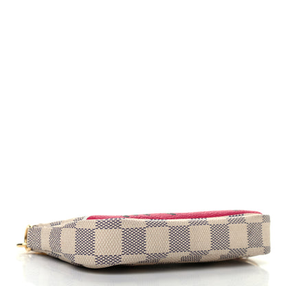 Louis Vuitton Damier Azur 2017 Christmas Animation Mini Pochette Accessories 3 of 6