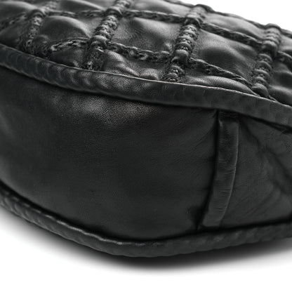 Chanel Lambskin Quilted Hidden Chain Hobo Black 10 of 11